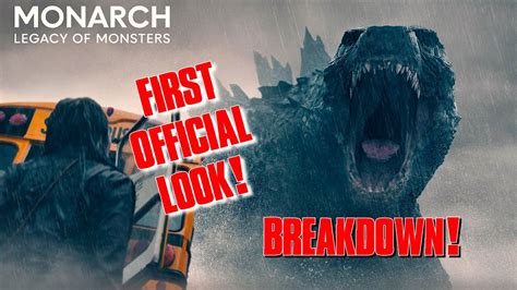 Godzilla First Official Images Breakdown Monarch Legacy Of Monsters Youtube