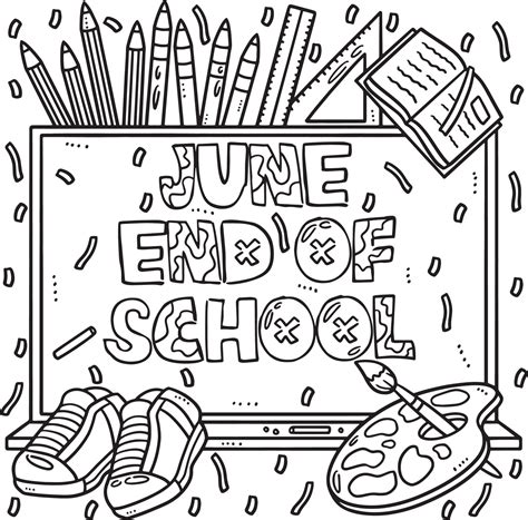 Free End Of School Coloring Pages