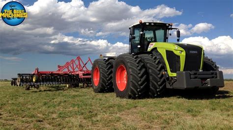 Big Claas Xerion 5000 Powerful Tractors Farming Agriculture Claas