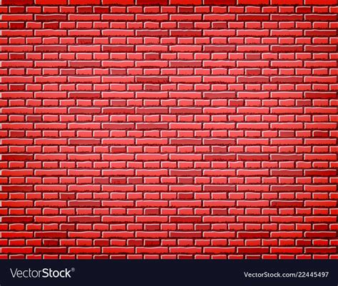 Red Brick Wall Texture Background Design Vector Image