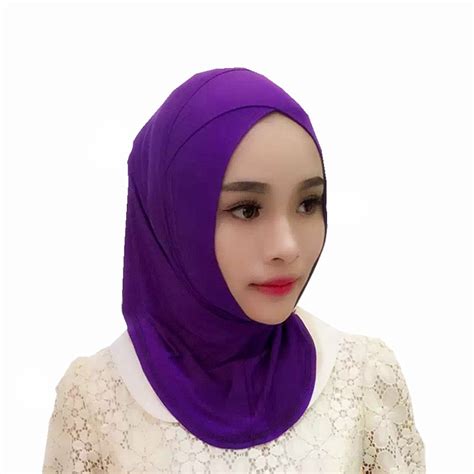 Buy Muslim Headscarf Full Cross Head Section Headscarf
