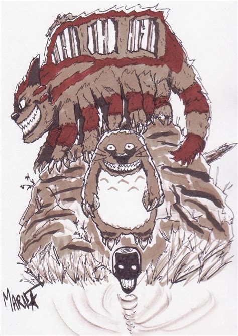 Evil Totoro By Pffmarv On Deviantart