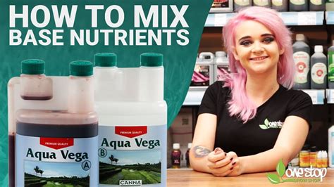 How To Mix Base Nutrients Hydroponics Youtube