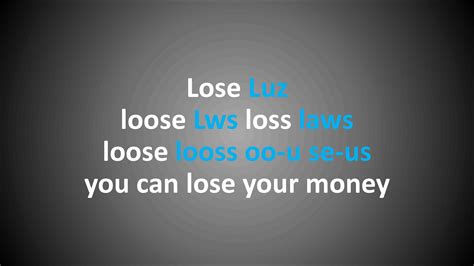 Solution Difference Between Lose Loose Lost Loss English Grammar