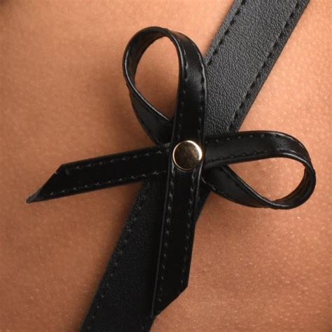 Strict Black Bondage Thigh Harness With Bows Xl2xl Sex Toy Hotmovies