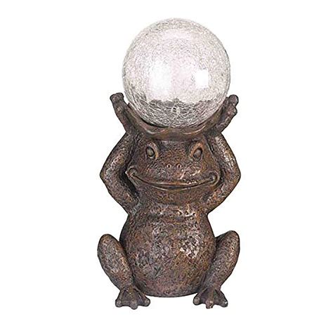 Buy Garden Mile® Magic Garden Frog With Crystal Ball Solar Power Toad