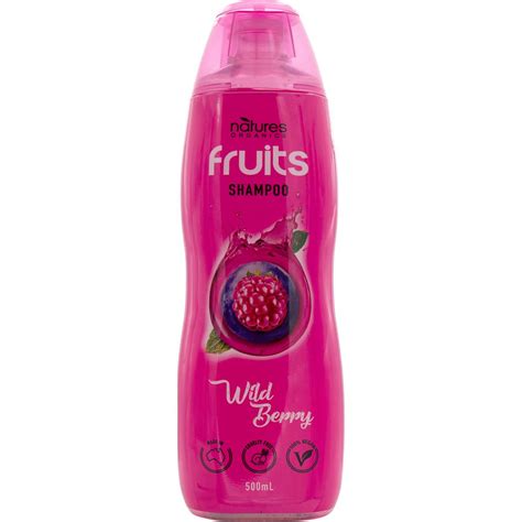 Natures organics fruits shampoo shine wild berry 500ml