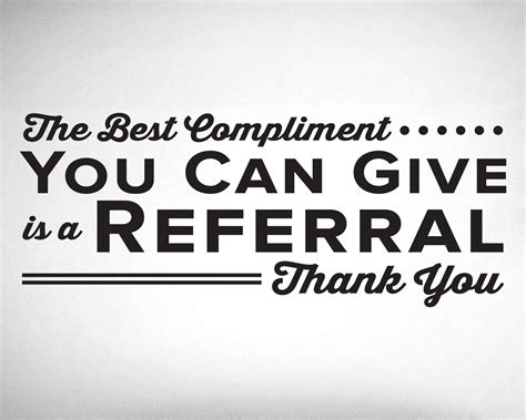 The Best Compliment You Can Give Is A Referral 0342 Doctor Etsy Uk