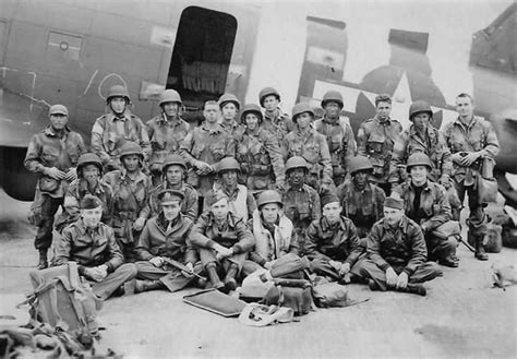 C 47 Pilots With Paratroopers 82nd Airborne Division England June 6