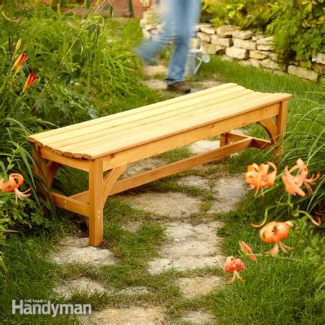 Make your own diy patio chair or bench. How to Build a Garden Bench - Woodwork City Free Woodworking Plans