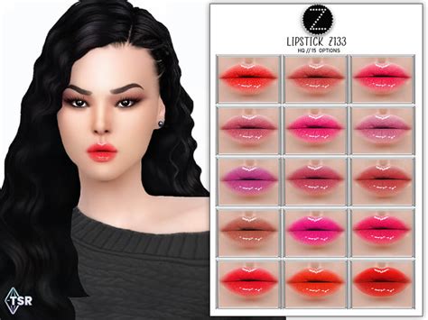 Sims 4 Lipstick Z133 By Zenx The Sims Game