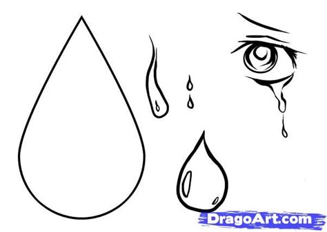 How To Draw Tears Step By Step