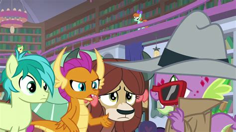 Image Smolder Its Kind Of Distracting S8e11png My Little Pony