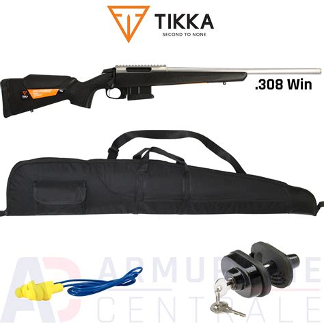 Carabine Tikka T3x Ctr Compact Tactical Inox 308 Win Armurerie Centrale