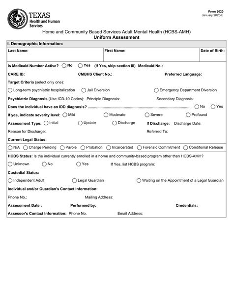 Form 3020 Fill Out Sign Online And Download Fillable Pdf Texas