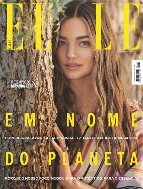 Capa Revista Elle 1 Junho 2020 Capasjornaispt