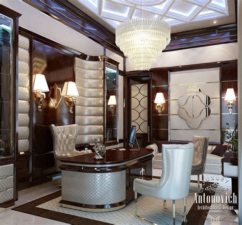 Office Interior From Luxury Antonovich Design By Luxury