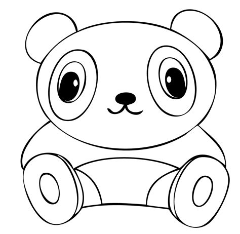 Cute Baby Panda Coloring Pages At Free Printable