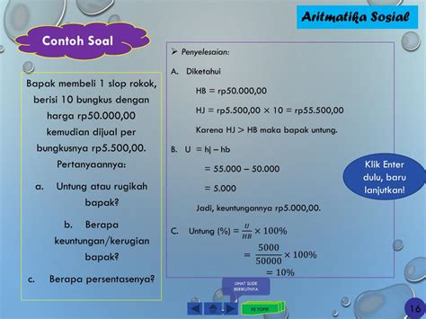 Maybe you would like to learn more about one of these? 30++ Contoh Soal Aritmatika Sosial Bruto Neto Dan Tara ...