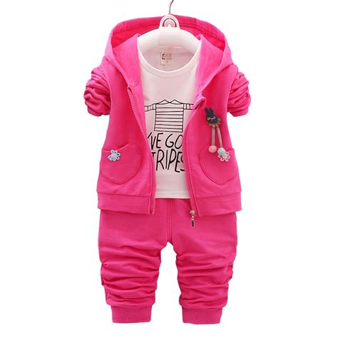 Bibicola Baby Girl Clothing Sets Spring Children Long Sleeve Clothes