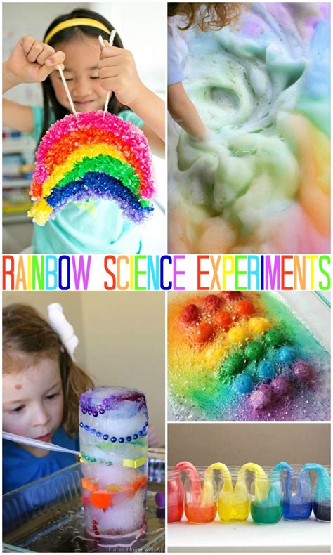 Find out how to make these gorgeous spring flowers here. 20+ Rainbow Science Experiments Your Kids Will Go Crazy Over!