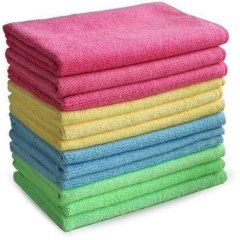 microfiber cleaning towel quantity per pack 12 size 30 x 40 cm at rs 25 in new delhi