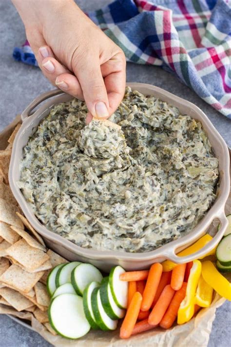 Easy Vegan Spinach Artichoke Dip Stacey Homemaker