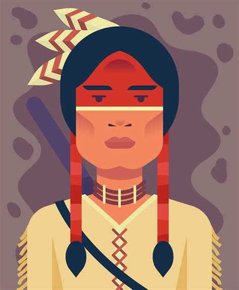 Indigenous People Illustration 242178 Vector Art At Vecteezy