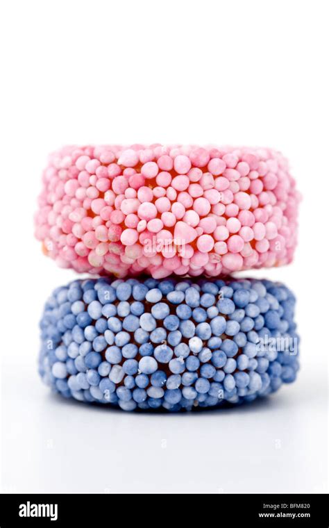 Pink And Blue Liquorice Allsorts Sweets Stock Photo Alamy
