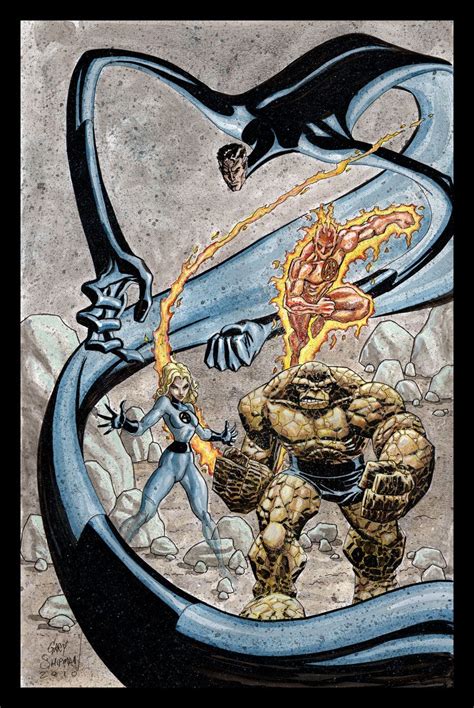 Fantastic Four By Gary Shipman Comic Art Fantastic Four Comics Shipman
