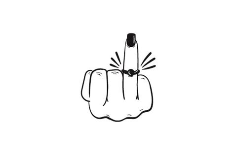 Middle Finger Svg For Cricut Free - 153+ File Include SVG PNG EPS DXF