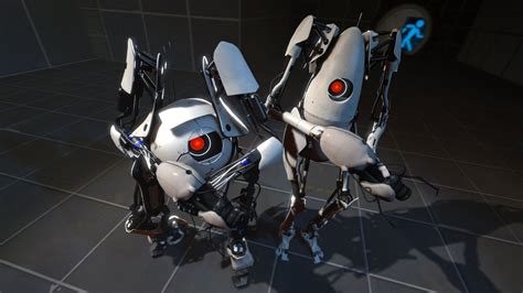 Portal 2 Co-Op Robots Atlas P-body | Obama Pacman