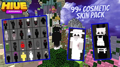 𝗖𝗼𝘀𝗺𝗲𝘁𝗶𝗰𝘀 𝗣𝗮𝗰𝗸 4d Skins Working On Hive 2023 99 Cosmetics 120