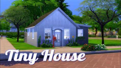 The Sims 4 Speed Build Tiny House Cc Links Youtube