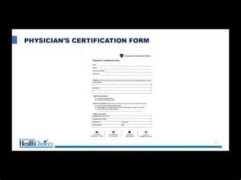 Waiver Eligibility And Physician Certification Process Youtube
