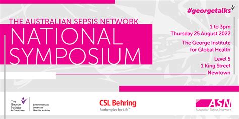 Australian Sepsis Network National Symposium The George Institute For