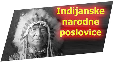 Indijanske narodne poslovice - YouTube