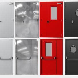 Krishna amarillo hinjewadi, pune is new launch project. Metal fire doors 4 colors 3d model Download Maxbrute ...