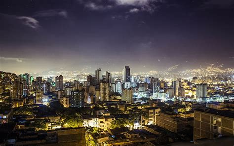 Medellin Republic Of Colombia Noche Night Republic Of Colombia