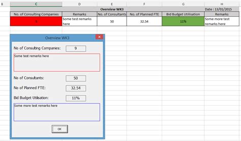 Display A Table In The Userform By Extracting From Excel Sheet Stack