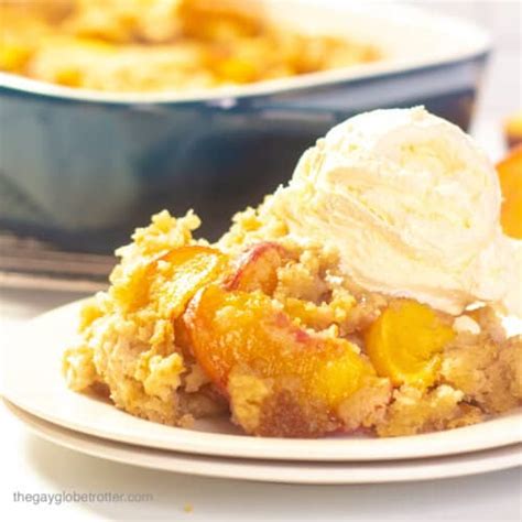 Bisquick Peach Cobbler Fresh And Simple The Gay Globetrotter
