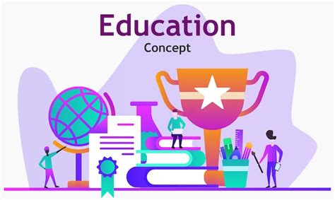 Ilustración Del Concepto De Educación Vector Premium