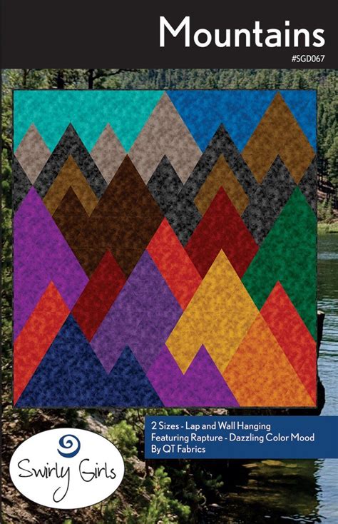 Mountains Patterns Mountain Quilt Pattern Mountain Quilts Lap Quilt