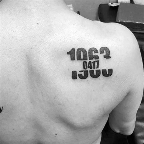 63 amazing number tattoos for men [2024 inspiration guide]