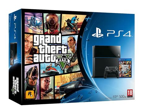 Buy Playstation 4 Console 500gb Grand Theft Auto V Gta 5 Bundle