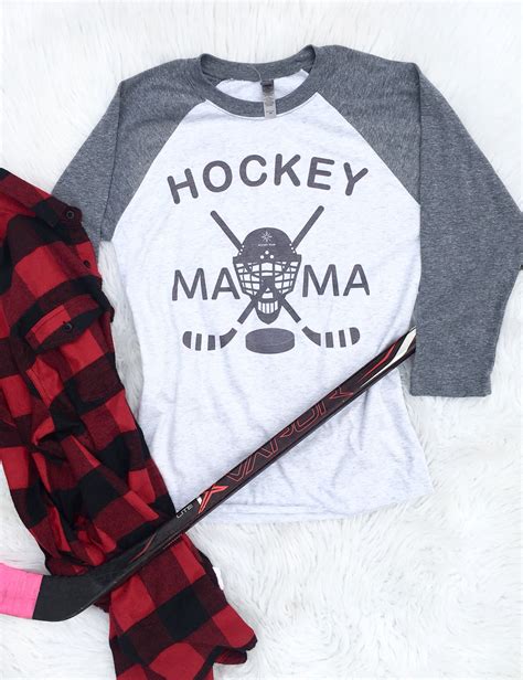 hockey mom shirt long sleeve hockey mama shirt for hockey etsy