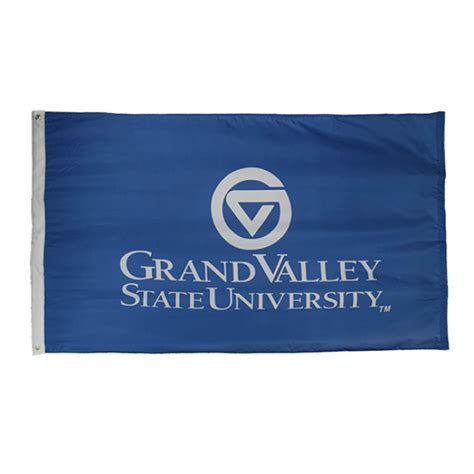 Grand Valley State University 3x5 Screen Flag At Campus Den Grand