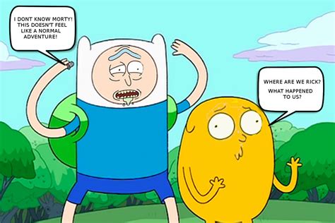 Adventure Time With Rick And Morty