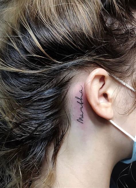 30 Unique Behind The Ear Tattoo Ideas For Women Ear Tattoo Ideas