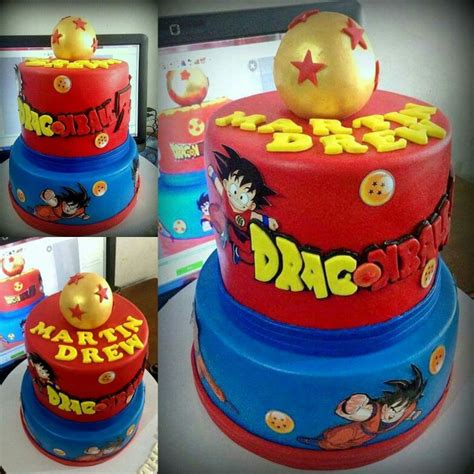 The ball is covered in orange fondant and handpainted stars. 17 Best images about Dragon Ball z party on Pinterest ...